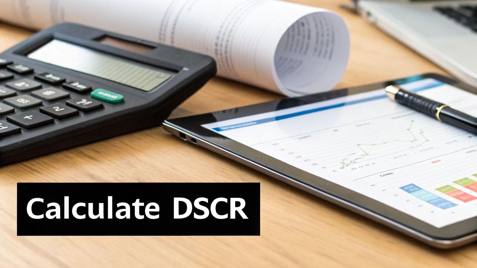 A loan officer reviewing a checklist with a real estate investor, symbolizing the DSCR loan requirements.