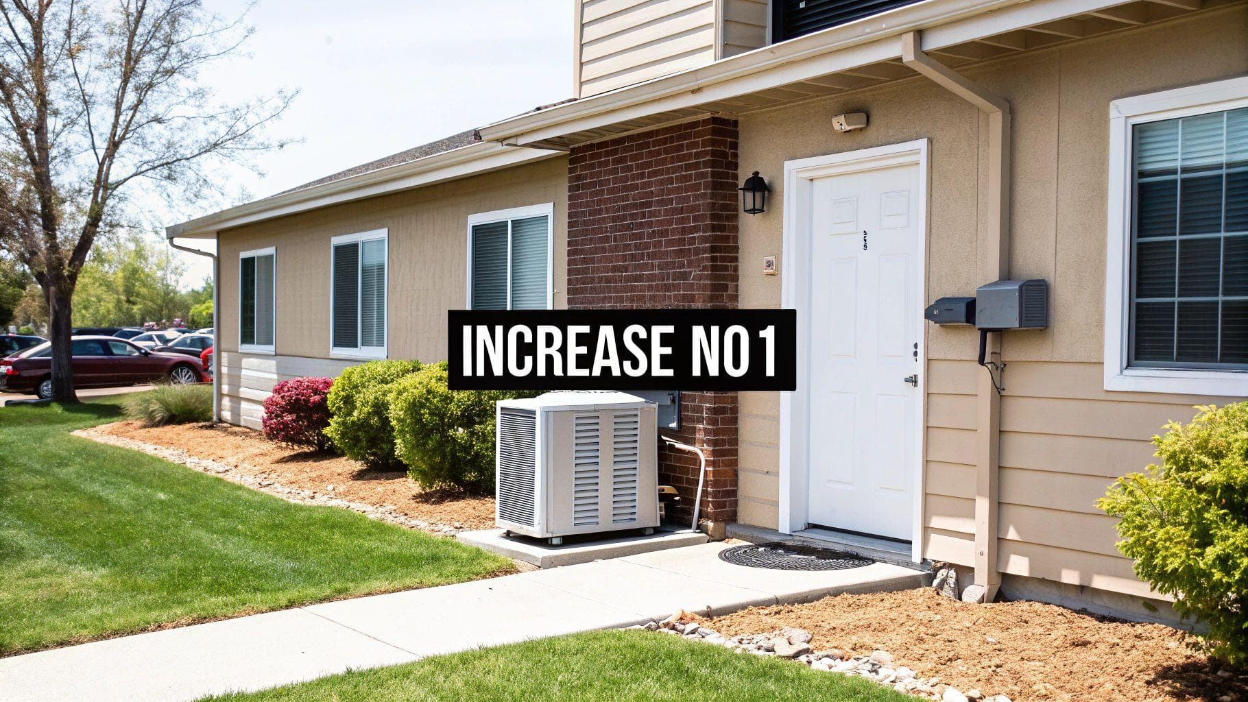 A split image showing a newly renovated modern kitchen on one side and a person reviewing energy bills on the other, representing the two paths to increasing NOI.