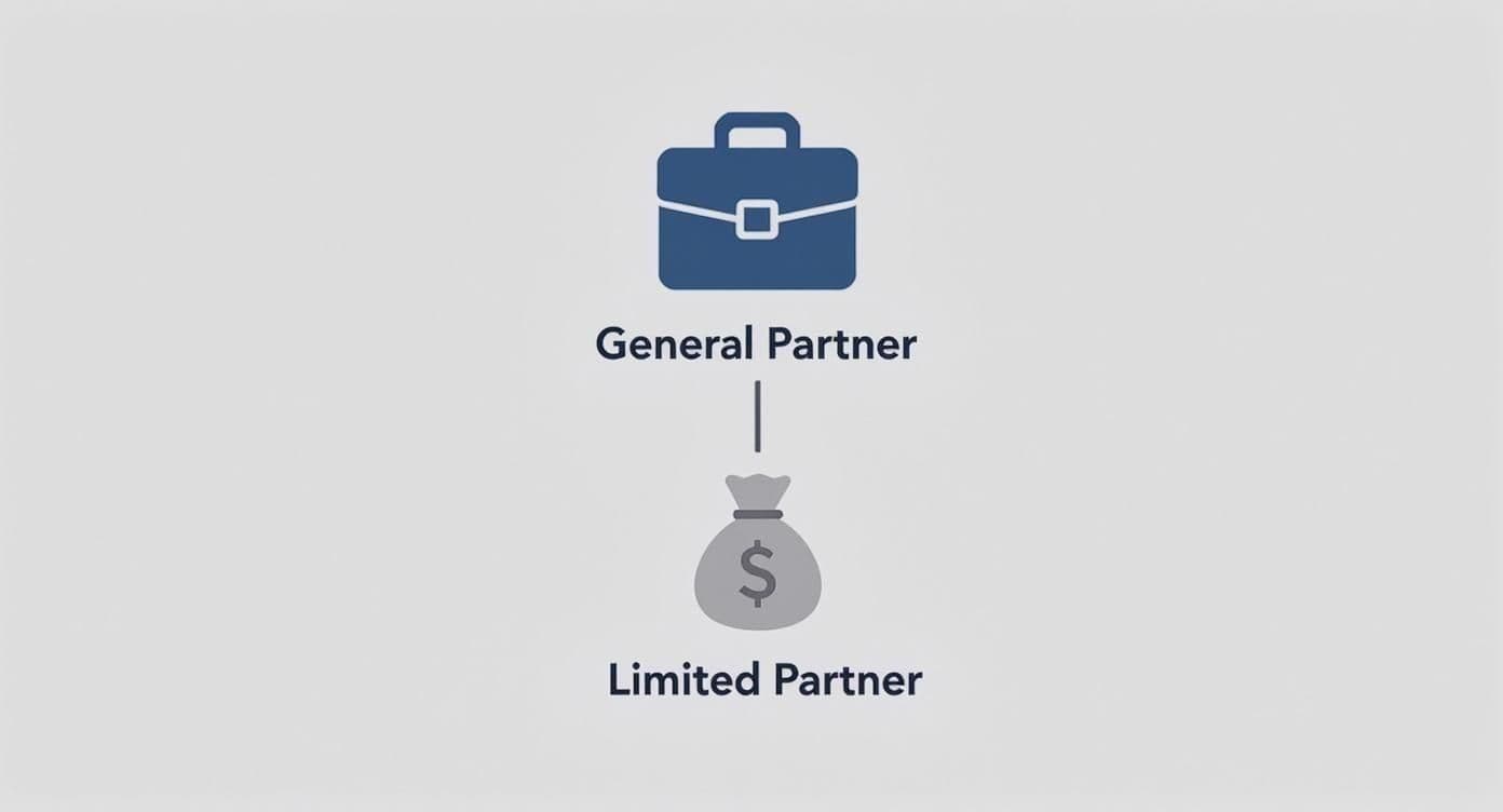 Infographic about what is a limited partner
