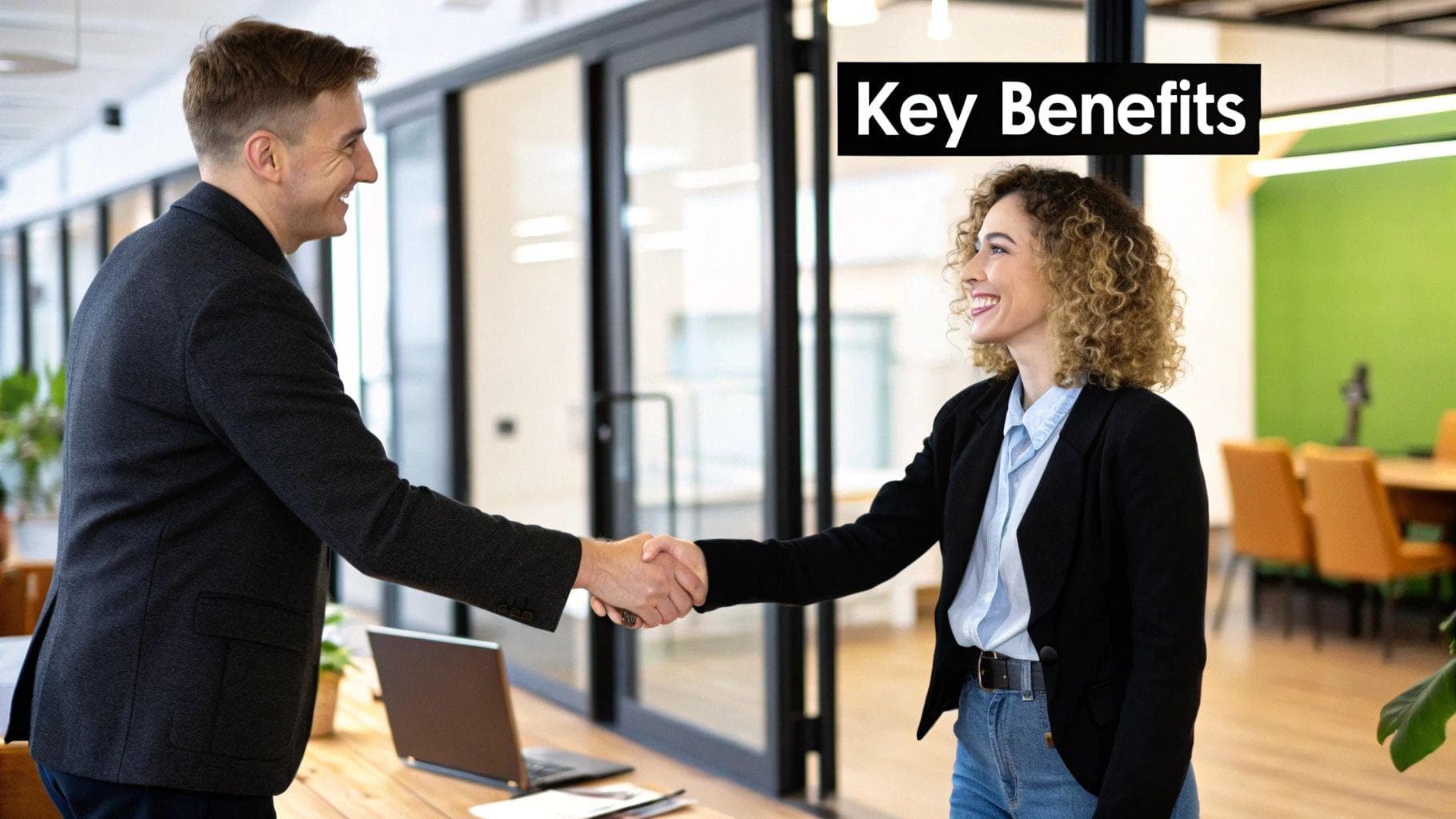 People collaborating on a blueprint for a new process