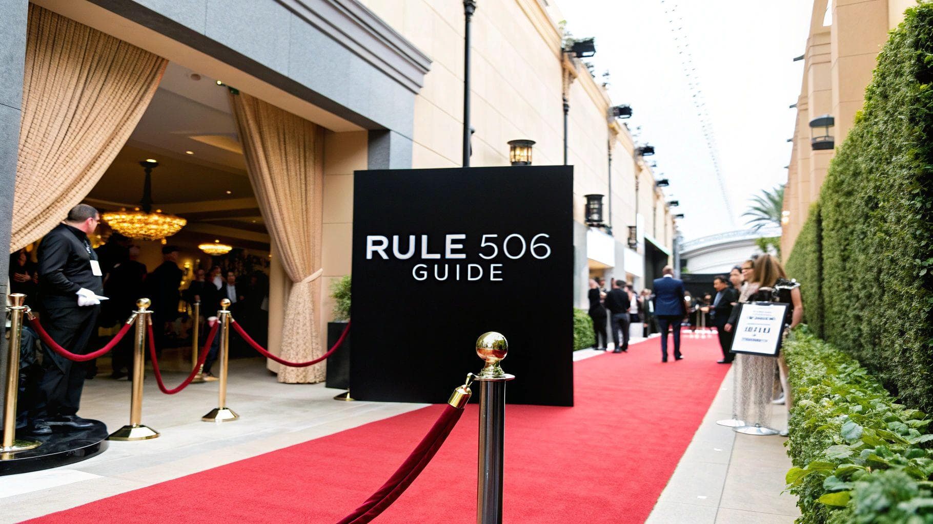 A Guide to Rule 506 of Regulation D for Investors