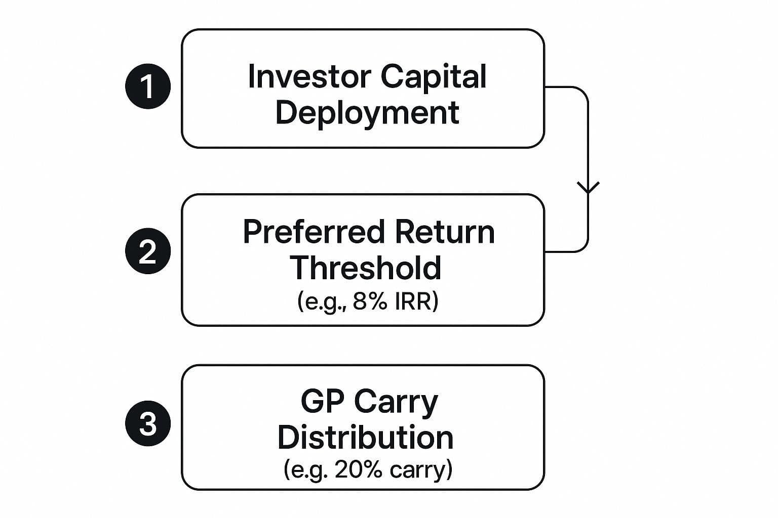 Infographic about what is a promote in private equity