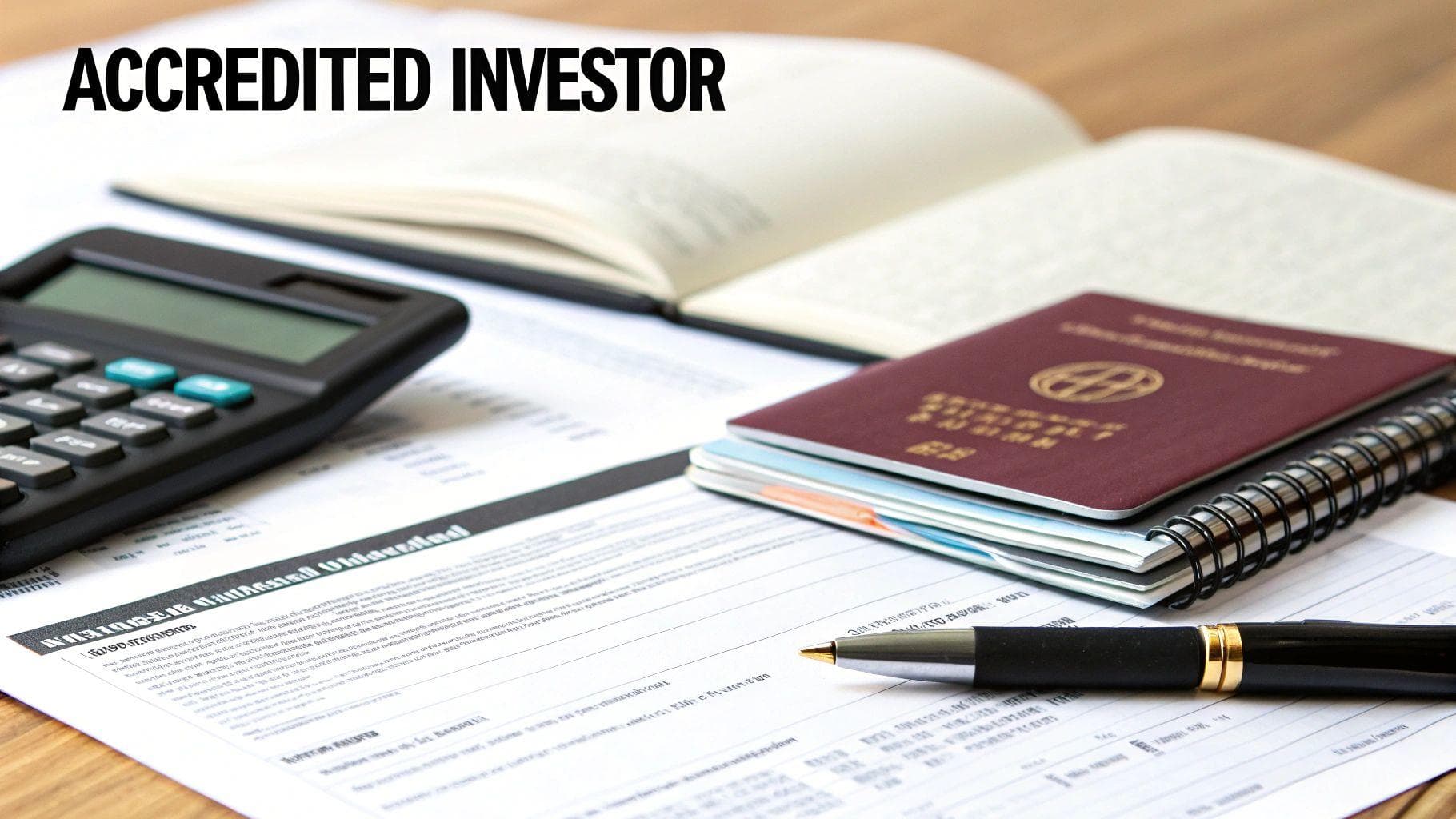 Woman reviewing financial documents