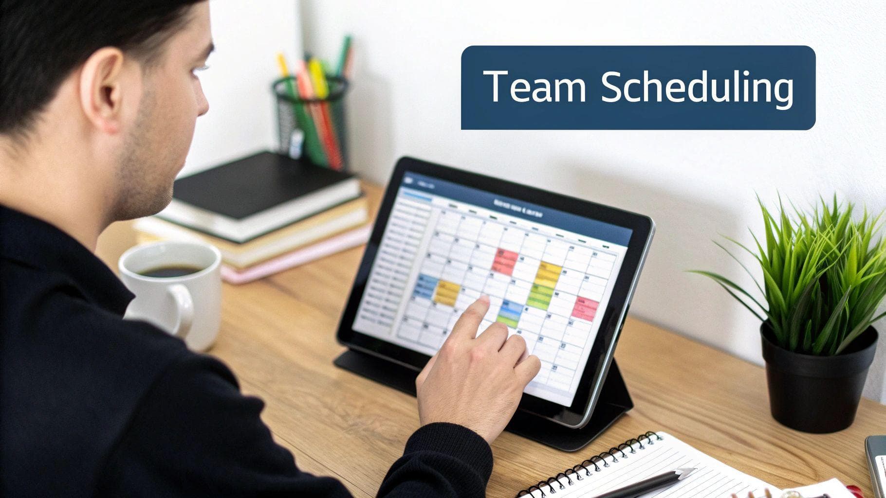 A stylized graphic showing interconnected nodes representing deal rooms, investor relations, and financial reporting.