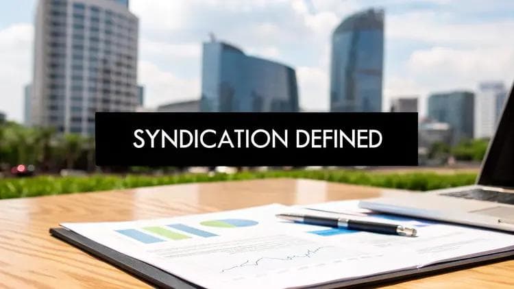 Syndication Definition in Real Estate: Investors' Guide