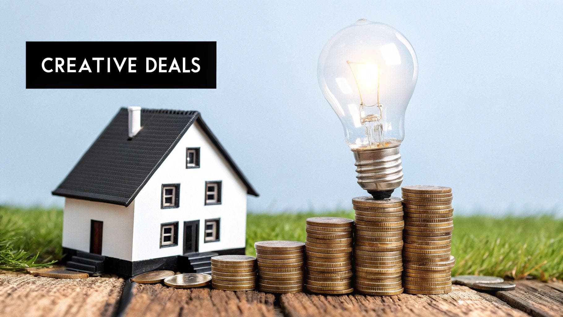 A group of professionals reviewing documents and blueprints during a property closing.