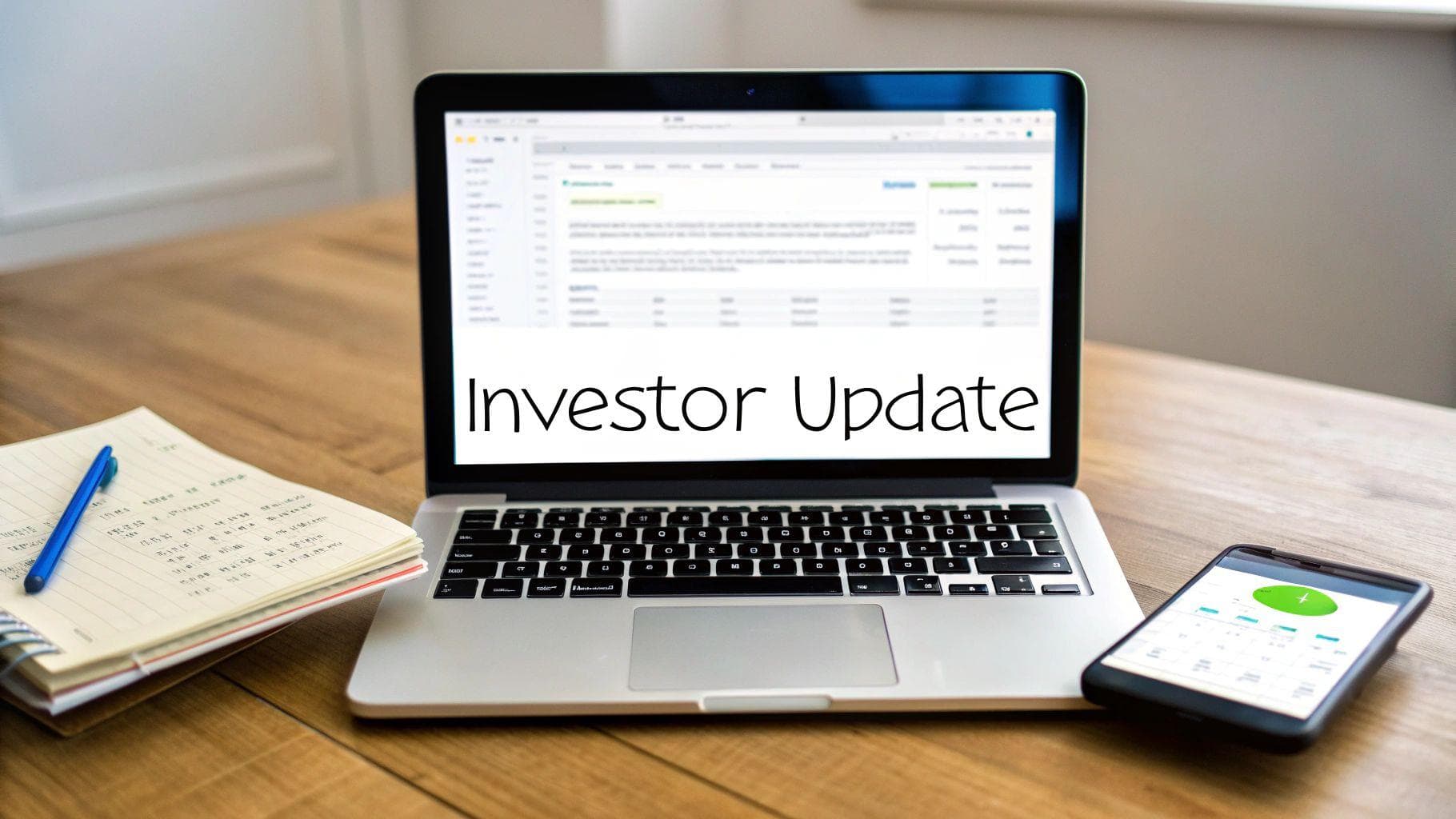 Your Investor Update Email Template & Guide